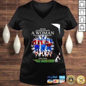 VLadies Never underestimate a woman who understands hockey and loves Colorado Avalanche signatures 2022 shirt