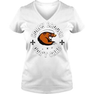 VLadies New Orleans Football Honey Badger Dont Care TShirt