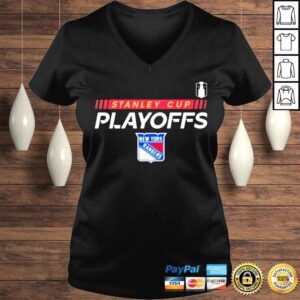 VLadies New York Rangers Fanatics Branded Authentic Pro 2022 Stanley Cup Playoffs Shirt