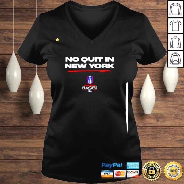 New York Rangers No Quit in New Stanley Cup Playoffs shirt - Image 2