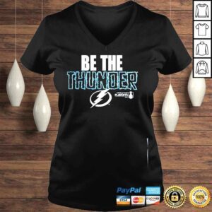 VLadies Nhl tampa bay lightning be the thunder 2022 shirt