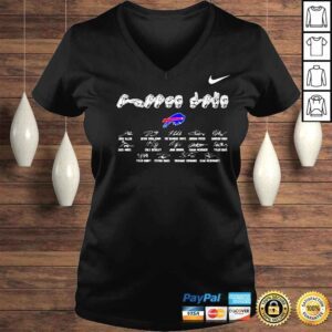 VLadies Nike Buffalo Bills Sign Language Josh Allen Zack Moss Stefon Diggs Signatures Shirt