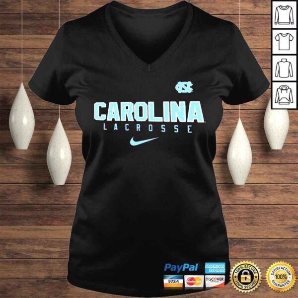 Nike North Carolina Tar Heels Lacrosse 2022 shirt - Image 2