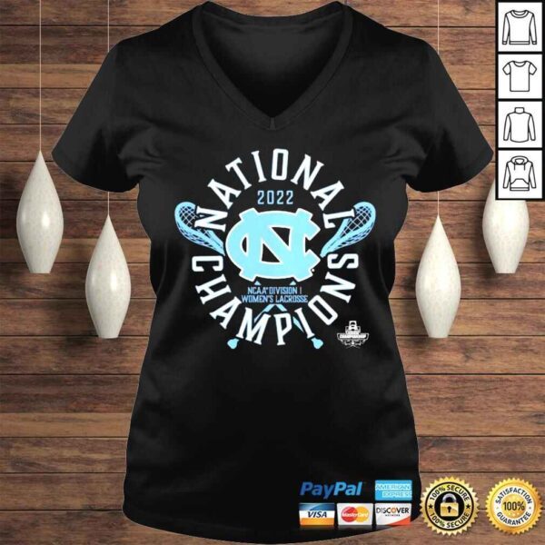 Nike North Carolina Tar Heels National Champions 2022 Ncaa Division I Womens Lacrosse shirt - Image 2