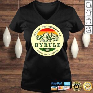 VLadies Nintendo Legend of Zelda Explore Hyrule shirt