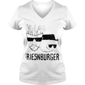 VLadies No context aquan hunger force friesnburger Tshirt