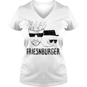 VLadies No context aquan hunger force friesnburger shirt