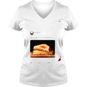 VLadies Noahverrier My Oil Painting Of A Grilled Cheese shirt