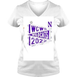 VLadies Northwestern Wildcats WCWS Wildcats 2022 Womens College World Series shirt