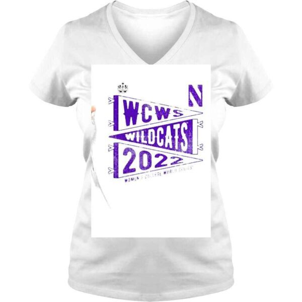 Northwestern Wildcats WCWS Wildcats 2022 Womens College World Series shirt - Image 2