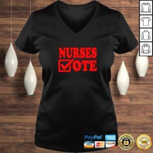 VLadies Nurses Vote TShirt