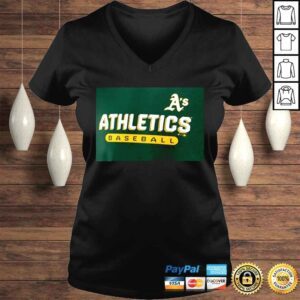 VLadies Oakland Athletics Green Tee Shirt