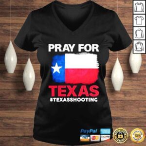 VLadies Offical Pray for Texas school shooting uvalde strong shirt