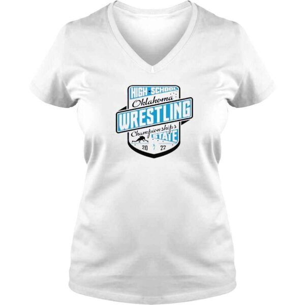 Oklahoma High School OSSAA Wrestling State Championship 2022 Shirt - Image 2