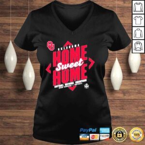 VLadies Oklahoma Home Sweet Home Softball Champions Shirt