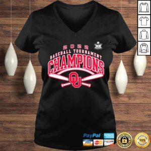 VLadies Oklahoma Sooners 2022 Baseball Tournament Champions Championship shirt