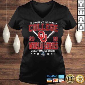 VLadies Oklahoma Sooners D1 Softball Womens College World Series shirt