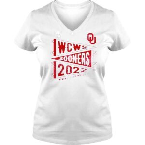 VLadies Oklahoma Sooners WCWS NCAA Softball Womens College World Series 2022 Shirt