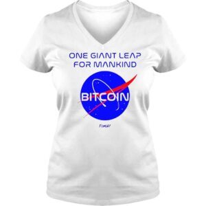 VLadies One Giant Leap For Mankind Bitcoin shirt