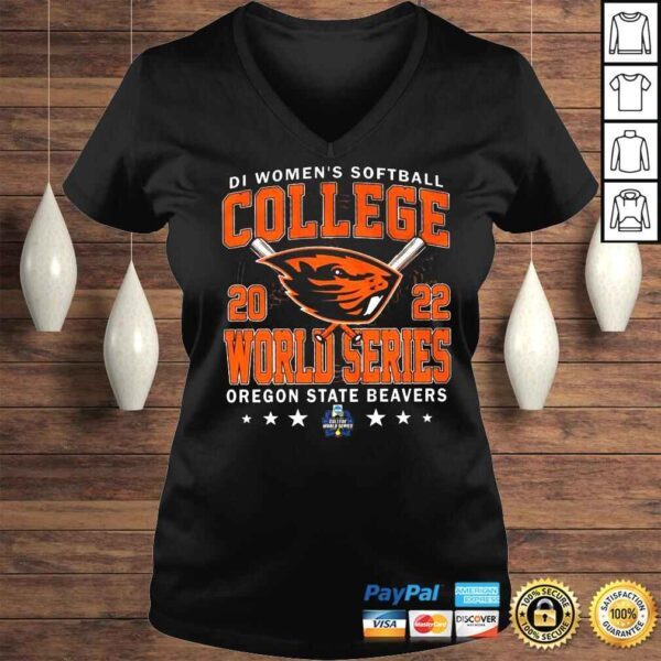 Oregon State Beavers D1 Softball Womens College World Series shirt - Image 2