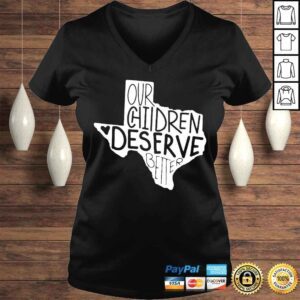 VLadies Our chidren deserve better uvalde uvalde strong shirt