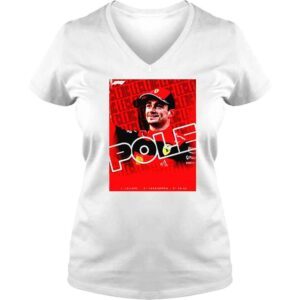 VLadies POLE For Charles Leclerc Spanish GP F1 TShirt