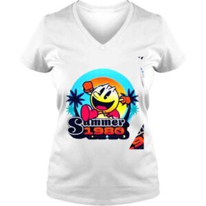 VLadies PacMan Summer 1980 retro shirt