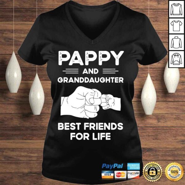 Pappy and granddaughter best friends for life matching shirt - Image 2