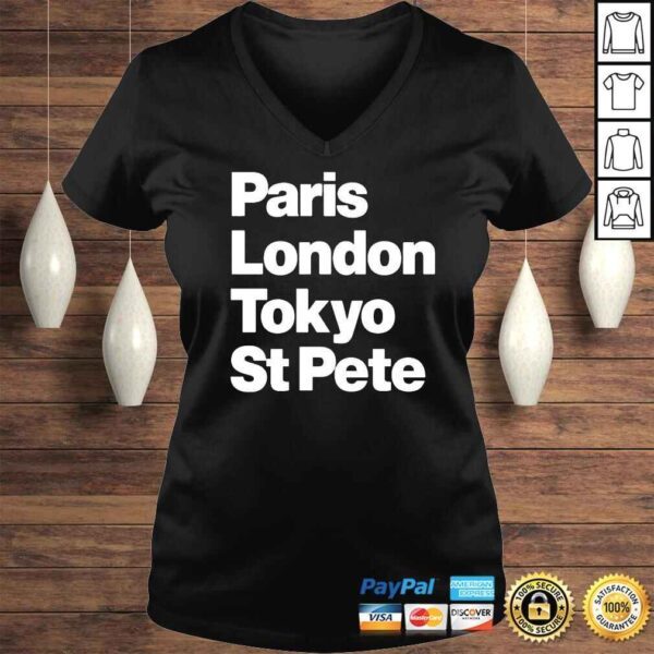 Paris London Tokyo St Pete TShirt - Image 2