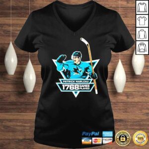 VLadies Patrick Marleau 1768 games played shirt