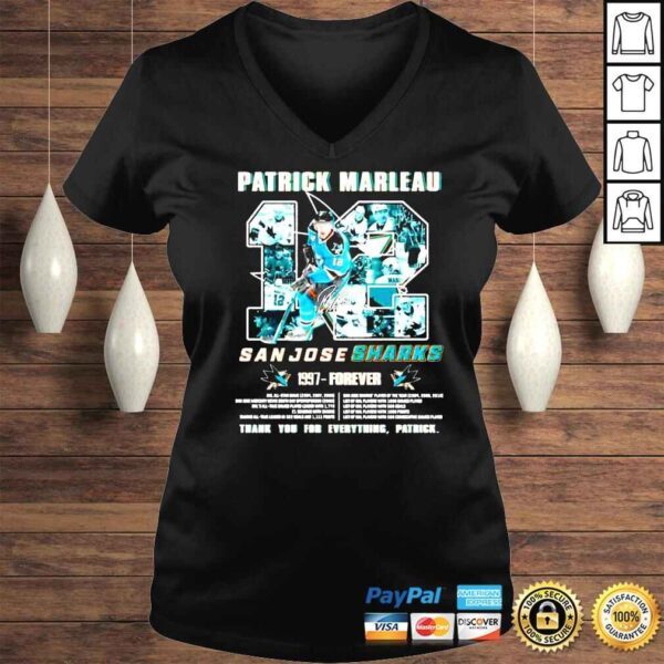 Patrick Marleau San Jose Sharks 1997 forever thank you for everything Patrick shirt - Image 2