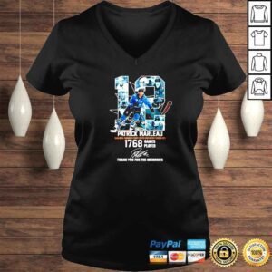 VLadies Patrick Marleau San Jose Sharks signature thank you for the memories shirt