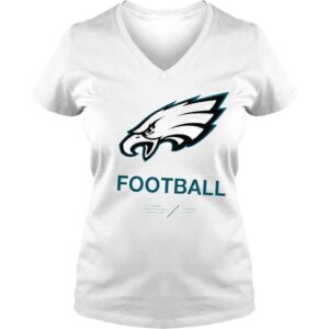 VLadies Philadelphia eagles infographic NFL shirt