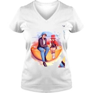 VLadies Phoenix and Trucy cartoon shirt