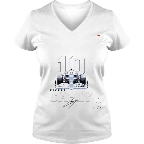 Pierre Gasly Formula One F1 Alpha Tauri Racing signature shirt - Image 2