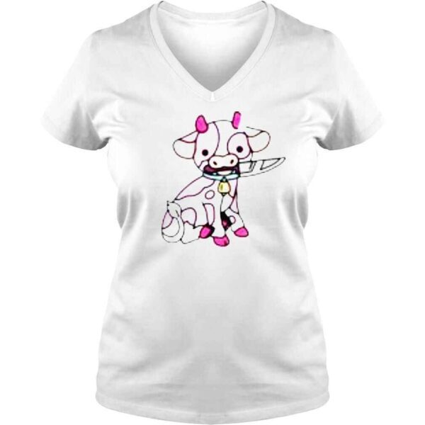 Pink Cow Knife shirt - Image 2