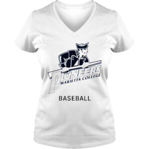 VLadies Pioneers Marietta College Baseball Name Drop Shirt