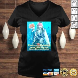 VLadies Pirates Of The Caribbean and The Escape From That Sadistic Bitch From Atlantis shirt