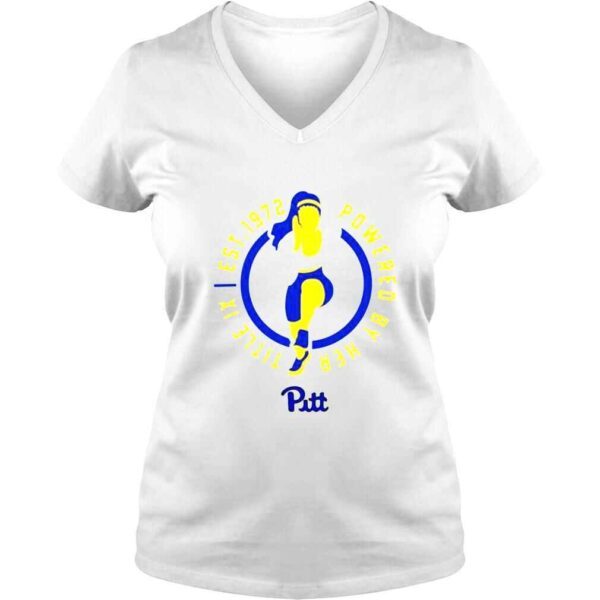 Pitt Panthers Powered By Her Title Ix shirt - Image 2