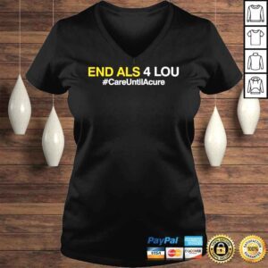 VLadies Pittsburgh Pirates End Als 4 Lou CareUntilAcure shirt