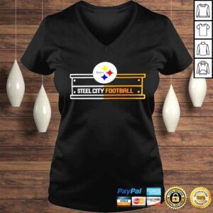 VLadies Pittsburgh Steelers Nike Essential Local Phrase Steel City Football shirt