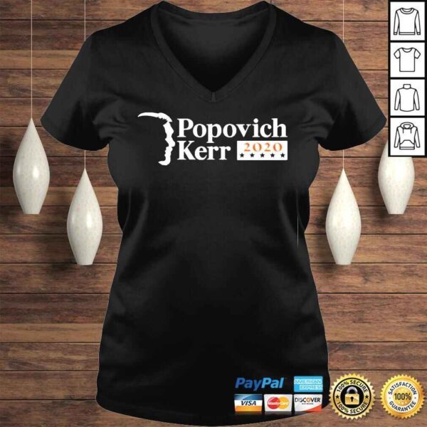 Popovich kerr 2021 draft gregg popovich steve kerr shirt - Image 2