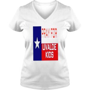 VLadies Pray For Uvalde Kid Pray For Texas Uvalde Texas Strong TShirt