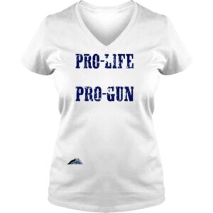 VLadies Pro Life Pro God Pro Gun Shirt