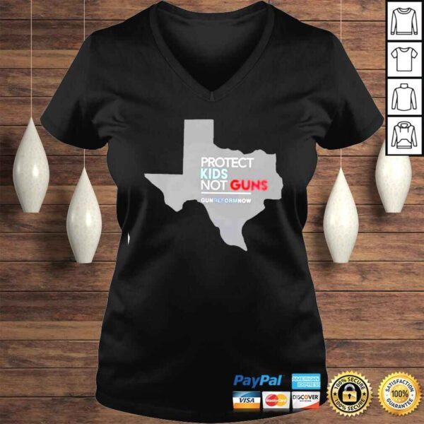 Protect Kids Not Guns Uvalde Texas Maps TShirt - Image 2