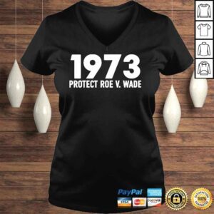 VLadies Protect Roe V Wade 1973 Tshirt