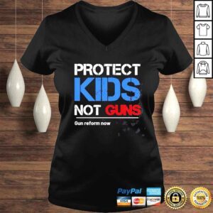 VLadies Protect kids not guns Texas shooting pro gun control shirt