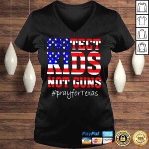 VLadies Protect kids not guns end gun violence shirt