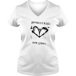 VLadies Protect kids not guns pro gun control antI gun shirt