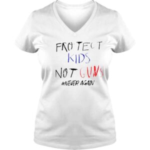 VLadies Protect our kids control nowend violence shirt